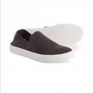 Steve Madden Gray White Rayna Slip-On Sneakers